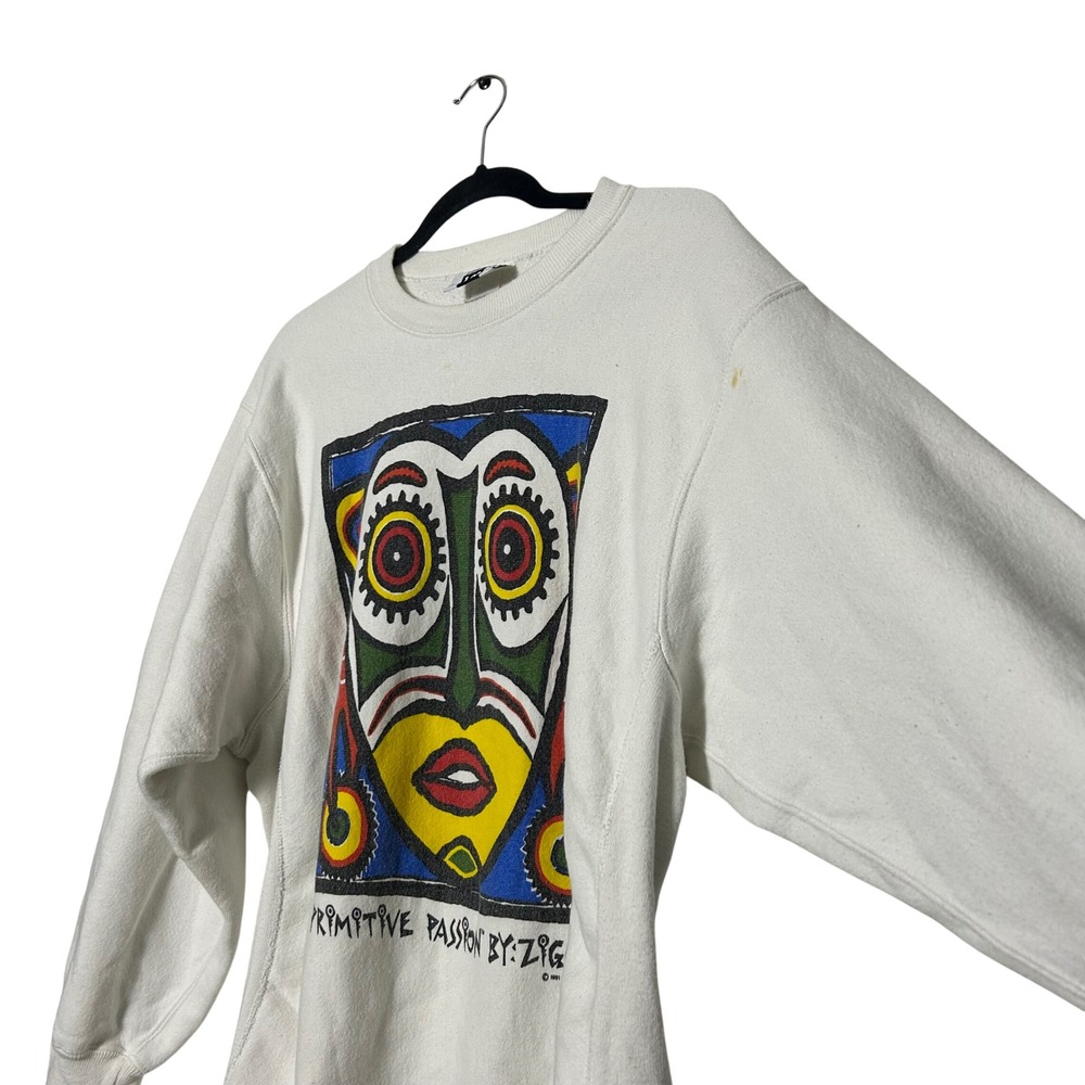 Vintage Lee Superweight Cotton Graphic Sweatshirt Primitive Passion By Ziggie XL - Picture 6 of 11